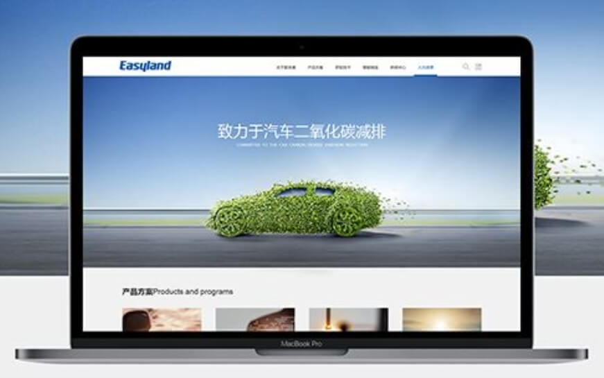 上海轻松盈科技-网站设计制作案例